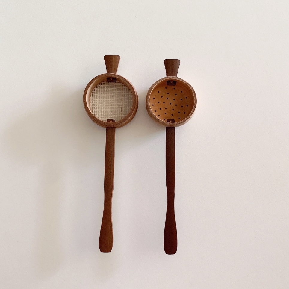 대나무 티스트레이너 수공예 차거름망