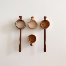 대나무 티스트레이너 수공예 차거름망